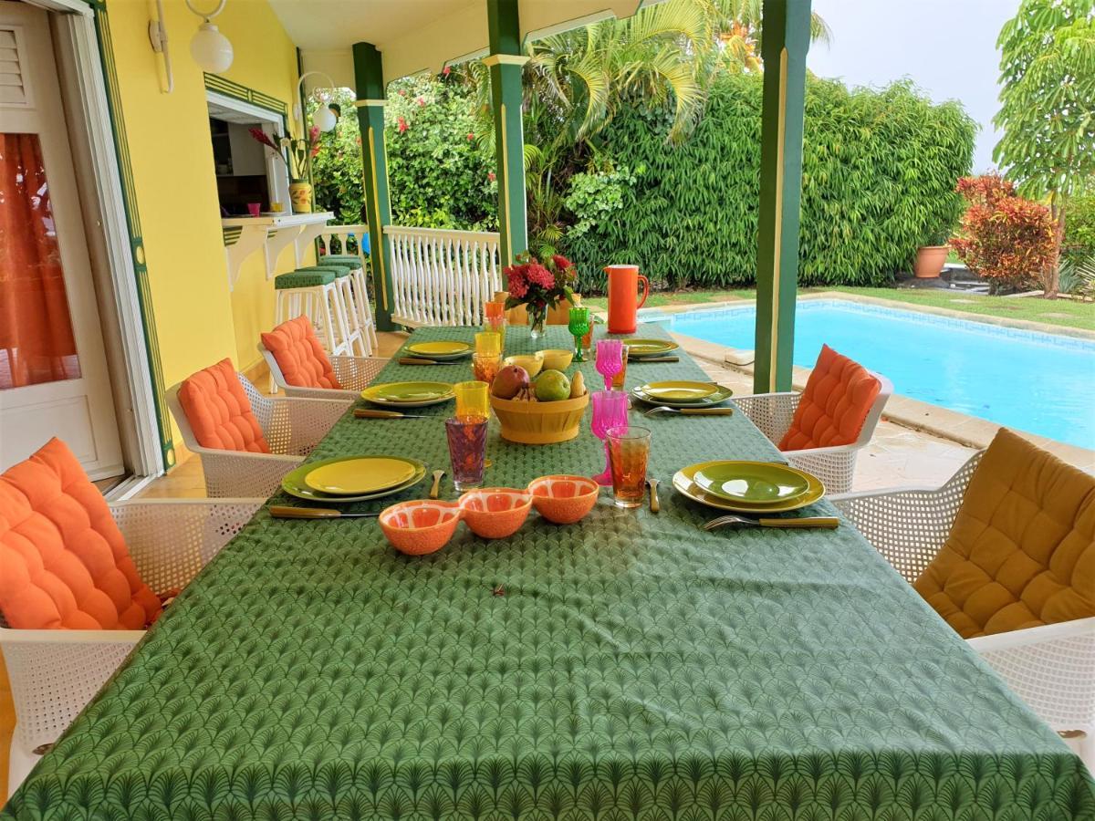 Villa Guadeloupe Saint Francois Acces Mer Piscine Iguana Bay - Villa Zagadi Екстериор снимка